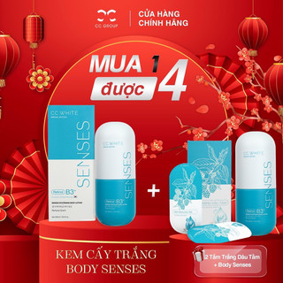 Kem dưỡng trắng body collagen senses