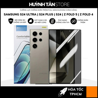 Cường lực samsung s24 ultra s24 plus z fold 6 z fold 5 z fold 4 chống nhìn trộm full màn chính hãng kuzoom huỳnh tân