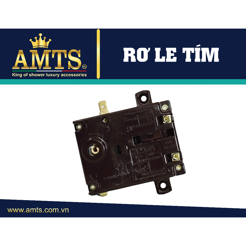 Rơ le bình nóng lạnh Ariston tím