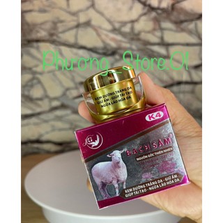 Kem bạch sâm trắng da giữ ẩm, tái tạo, ngăn ngừa lão hóa k4, 18g