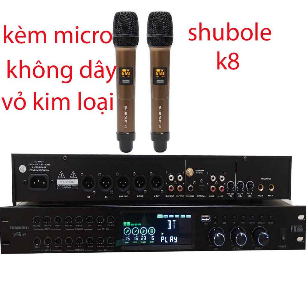 [kem micro] vang cơ lai số mới nhất hay nhất 2024 vang karaoke tamashi fx25 chống hú tới 90% đủ chức năng như vang số