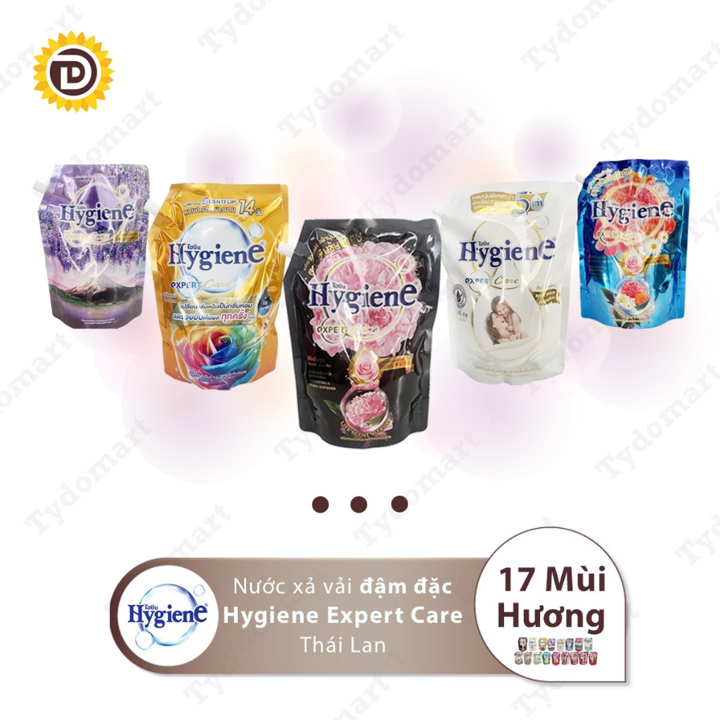 [Có sẵn] Nước xả vải Hygiene Thái Lan Đậm Đặc Lưu Hương Lâu 1150ml - 1300ml/ Túi