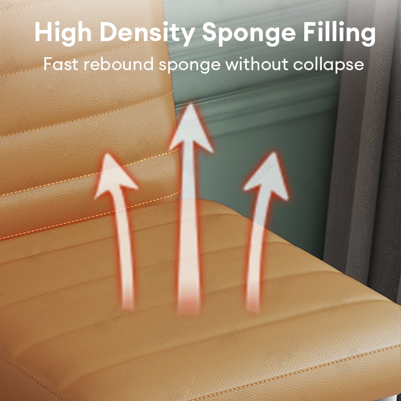 BMZAR Ghế Ngồi Đa Năng Làm Ghế cà phê Ăn Phòng Bếp Ghế Ngồi Học Dụng Decor bọc da chân sắt sơn tĩnh điện ngồi cực êm | BigBuy360 - bigbuy360.vn