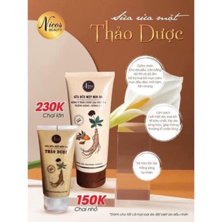 Sữa rửa mặt đông y nicos