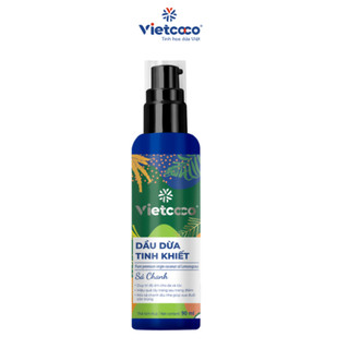 Dầu dừa dưỡng tóc, dưỡng da tinh khiết Vietcoco hương sả chanh 90ml