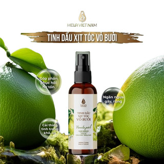 Xịt dưỡng tóc vỏ bưởi mela làm mượt giảm gãy rụng, serum dưỡng tóc thiên thiên 100ml