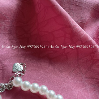 Lụa Gấm Đông Hưng- Hồng Ruốc đậm