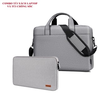 COMBO Túi xách laptop đựng được 16inch Và Túi chống sốc chống va đập HARAS HR290TC001