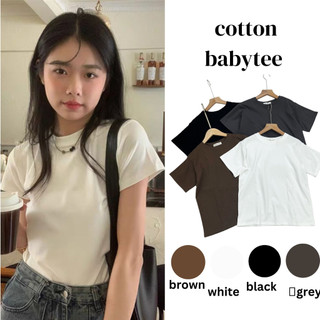 Áo thun babytee cotton trơn T009
