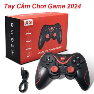 Tay Cầm Chơi Game X3, Loại Tay Có Bluetooth, Dùng Cho Smartphone, PC, Laptop, Android, IOS, Windows - Model 2024