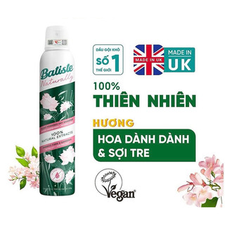 Dầu gội khô Batiste thuần chay