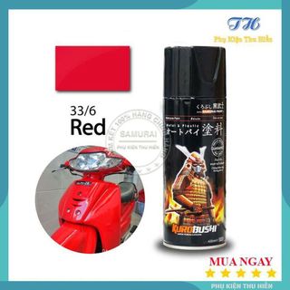Sơn Xịt Samurai Màu Đỏ - Mã 33/6