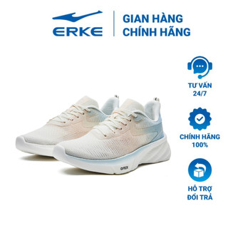 Giày chạy thể thao nữ ERKE-Alpha Flex thiết kế đế giày đàn hồi chống mòn cao cấp tích hợp tấm carbon 12122203286