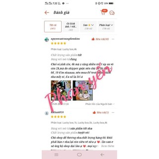 Lucky box  1-5 k nha( hàng chính hãng)