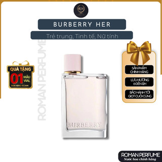 Nước hoa nữ burberry her edp hương hoa cỏ trái cây thơm mát ngọt ngào nữ tính roman