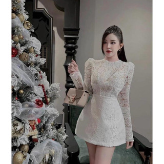 Đầm Ren Dáng A Thiết kế sang trọng