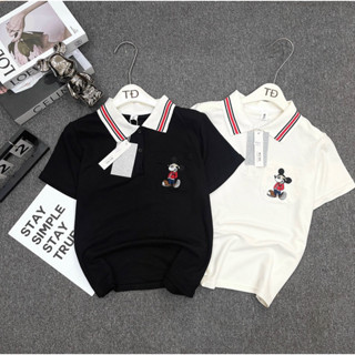 Áo polo micky thêu hàng hãng WG WE đẹp (Ảnh thật shop chụp chèn tên)