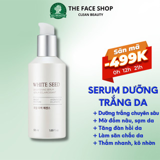 Serum dưỡng trắng da dưỡng ẩm làm mờ nám đốm nâu The Face Shop White Seed Brightening Serum 50ml