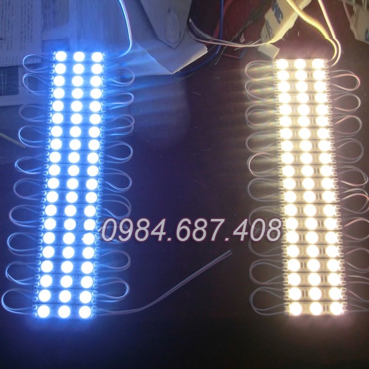 Led hắt 3 bóng led thanh bóng lồi kích thước 6113 chống nước 12V siêu sáng Vỉ 20 thanh 1.2W Chip 2835 Ngoài trời
