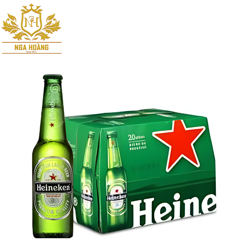 Bia Heineken Pháp - 250ml | 5% - Thùng 20 Chai [Ship Hỏa Tốc]