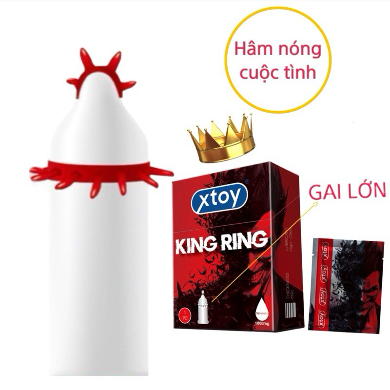 Bao Cao Su Siêu Gai Gold XTOY Tăng Khoái Cảm Lẻ 1 Chiếc bcs