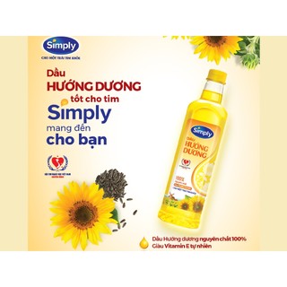 Dầu hướng dương Simply 1L