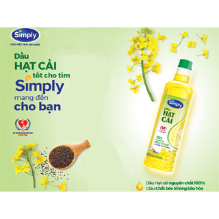 Dầu hạt cải Simply 1L