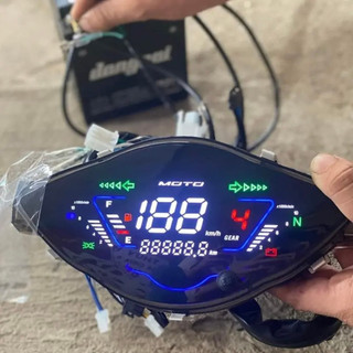 Đồng hồ điện tử moto 2023 mẫu mới cho wave 50/100/110cc