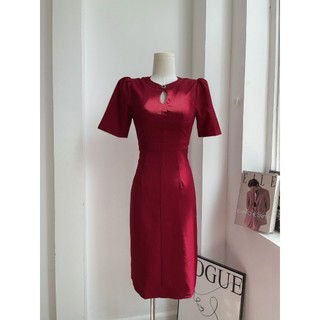 Đầm Bigsize Tú Mỡ Đầm Bigsize Nữ Thiết Kế Cổ Tròn Lassy ,Trẻ Trung Đi Làm Dạo Phố Đủ Size 45-80kg DA0232