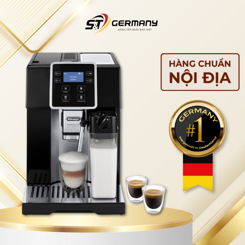 Máy pha cà phê DeLonghi ESAM 428.40.BS Perfecta EVO nội địa Đức Máy pha cafe đánh sữa tự động GermanySnT HCM 630065