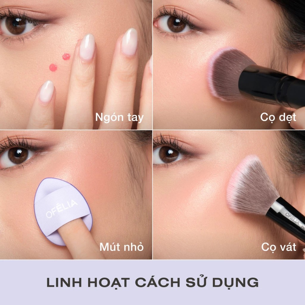 Má Hồng Dạng Kem OFÉLIA Lolli Liquid Blush 4.3g | BigBuy360 - bigbuy360.vn