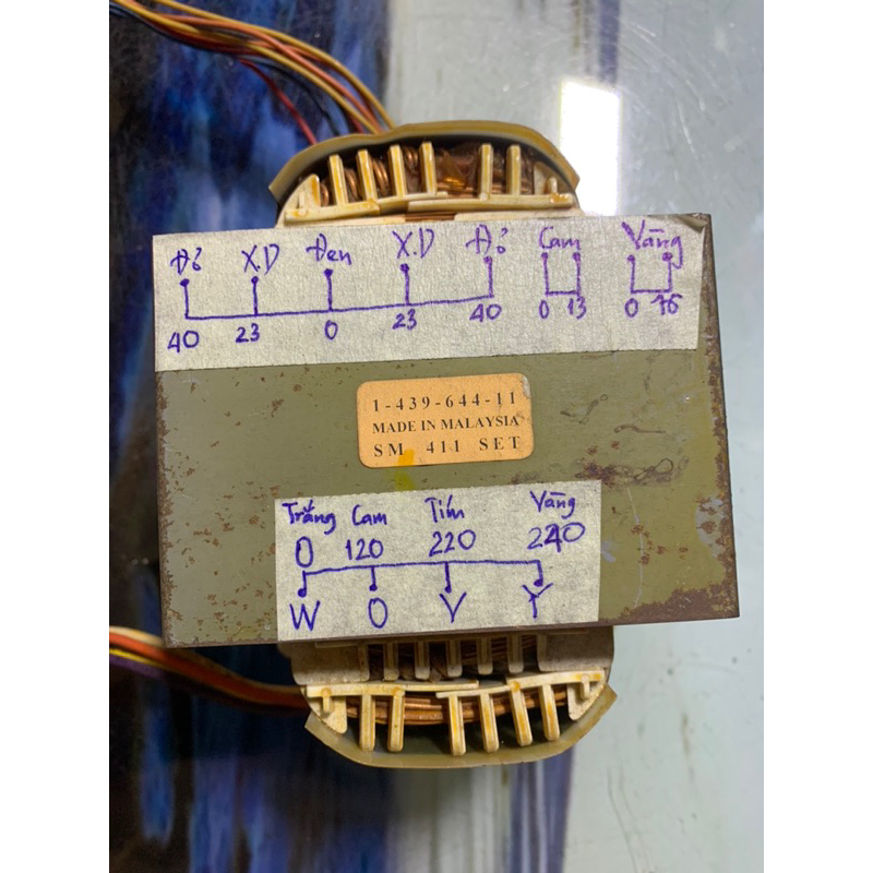 Tăng phô/ Biến áp nguồn Amply tháo máy Sony