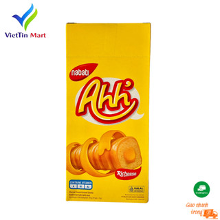 Bánh xốp phô mai Richeese Ahh hộp 90g (10 cây x 9g) - Viettin Mart