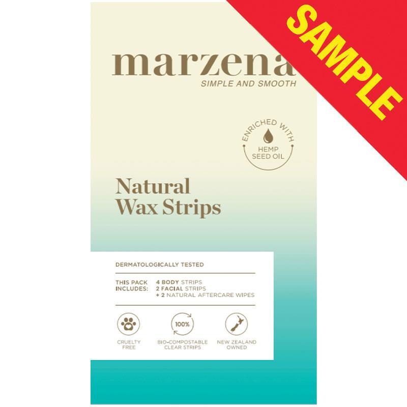 Miếng Dán Waxing Marzena Natural Wax Strips Dùng Thử