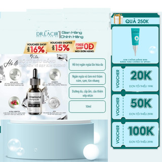 Tái Tạo Da Diamond Ampoule DR.LACIR Loại bỏ thâm, Da xỉn màu, Lỗ chân lông to, Sạm, Nám Chính hãng