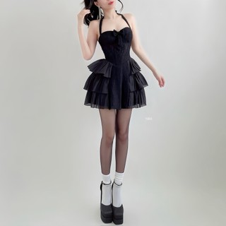 TADstore - Satomi Dress đầm xoè tầng chất ren