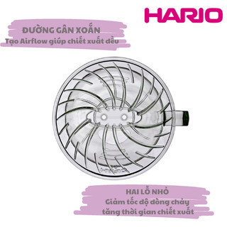 Phễu pha cà phê Pour Over Hario Pegasus - size 02