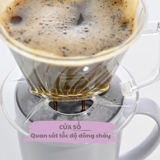 Phễu pha cà phê Pour Over Hario Pegasus - size 02