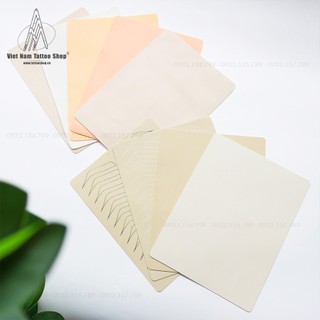Da giả học phun xăm, điêu khắc, da tập phun xăm các loại