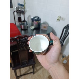 Chén lẻ đĩa lẻ bộ ấm chén men xanh