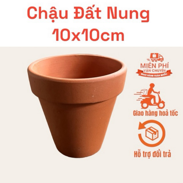 Chậu Đất Nung 10x10cm