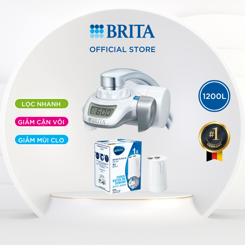 Combo thiết bị lọc nước tại vòi BRITA ON TAP và lõi lọc