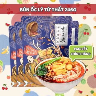  Bún Ốc Liễu Châu Lý Tử Thất Bảng Đặc Biệt Xanh 246g, Bún ăn liền thom ngon, bún ốc lý tử thất