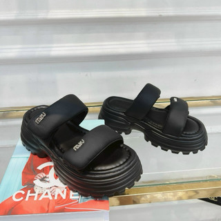 dép 2 quai miu miu nữ