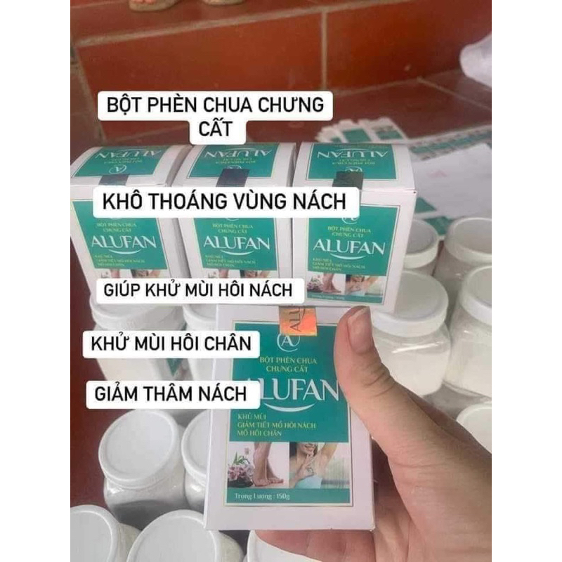 phèn chua chưng cất Alufan 150gr