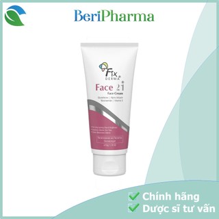 ✅ Fixderma Kem Dưỡng Trắng Sáng Da Giúp Dưỡng Ẩm Và Đều Màu Da Face 21 Face Cream 50g