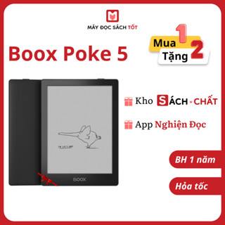 Máy Đọc Sách Boox Poke 5 (Tặng kho Sách Chất, ứng dụng Nghiện Đọc)