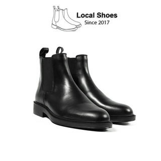 Giày Bốt Nam da Nappa, 4cm Heels Chelsea Boots Da Bò Classic