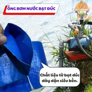 ( Loại 14m ) ỐNG BƠM NƯỚC BẰNG BẠT ĐÚC _ Ống Cốt Vải, Ống Bơm Tõm, Ống Bạt Siêu Bền. Loại 3 Lớp....