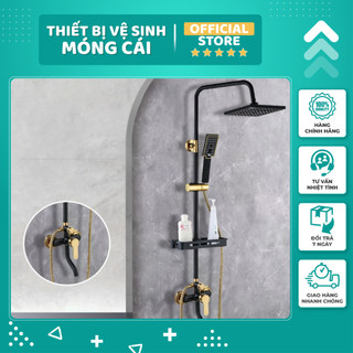 Bộ sen cây tắm nóng lạnh 💥 chất lượng cao 💥 bộ tắm hoa sen chất liệu đồng thau cao cấp xoay 360° 3 chế độ xả